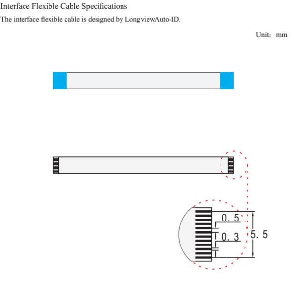 Rakinda Small 1D CCD bar code scanner barcode reader module for intelligent lockers