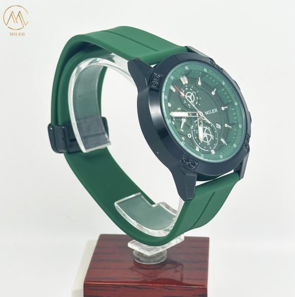 MILER Watch 1005 Sports Silicone Band Calendar 3ATM Waterproof Watch Quartz Movement