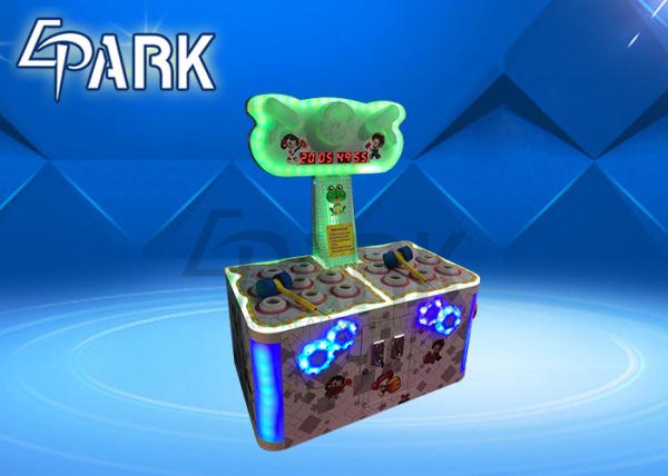Luxury Led Light &Sticker Hit Frog 2 Players Hit hammer arcade machine ticket coin machine