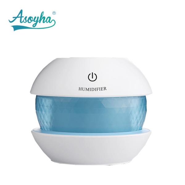 150ml Mini Portable Cool Mist Humidifier Colorful Night Light For Car & Home