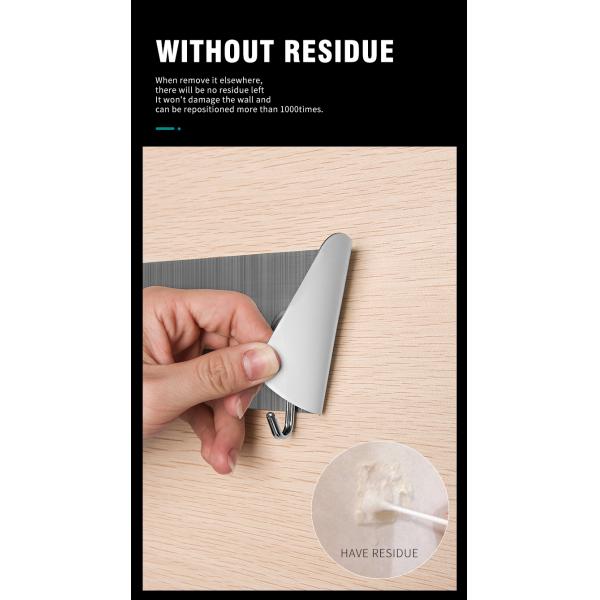 Сильно установленная вешалка стены закрепляет сверхмощный высасыватель хранения для Bathroom