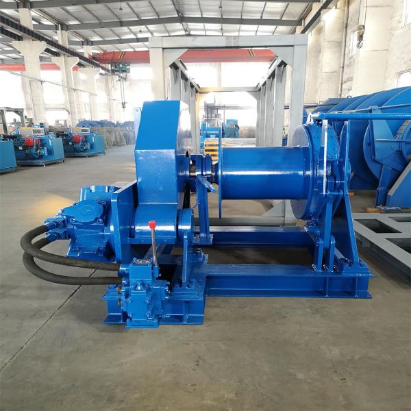 strength Steel Marine Hydraulic Winch Drum Length 400-1000mm Double Drums for Marine Applications