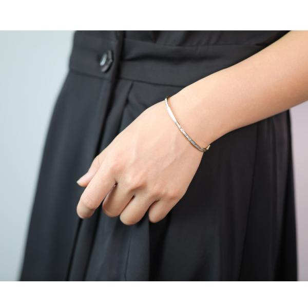 Bangle браслеты Bangle белого и желтого золота 1.0ct диаманта золота 18K 55mm 45mm