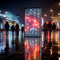 Affichage LED extérieur P3.91 sur mesure Affichage LED résistant aux intempéries