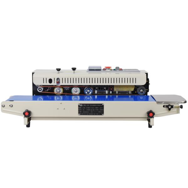 FRD-1000 Ink Printing Horizontal Band Sealing Machine with Packaging Type Case 26 kg
