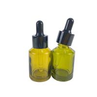 18/415 de garrafa de perfume vazia de vidro cosmética do verde de garrafa 30ml do conta-gotas