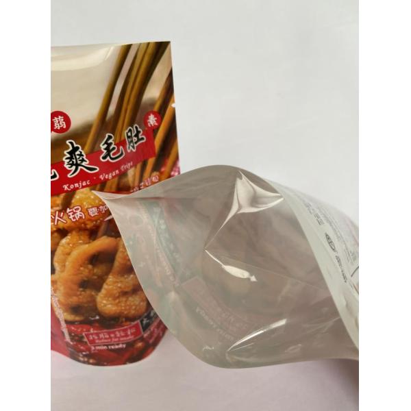 Free Printing Stand Up Packaging Pouches Custom BPA For Sea Food 180g