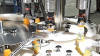 Un capsuleur servo Machine de bouteille de changement de clic