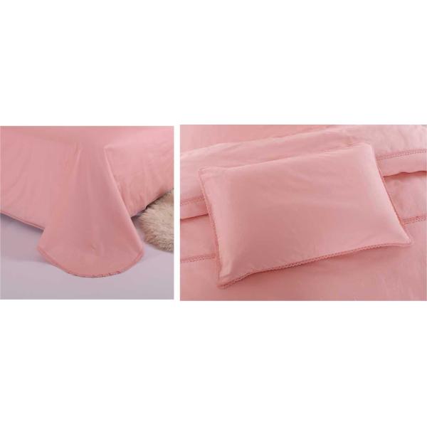 Multiple Colors Luxury Bed Sets , 3 Pcs Lightweight Fabric Softest Cotton Sheets