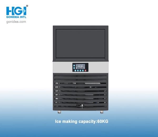 máquina automática comercial do distribuidor do gelo do hotel do fabricante de gelo 400w 60kg 132lbs