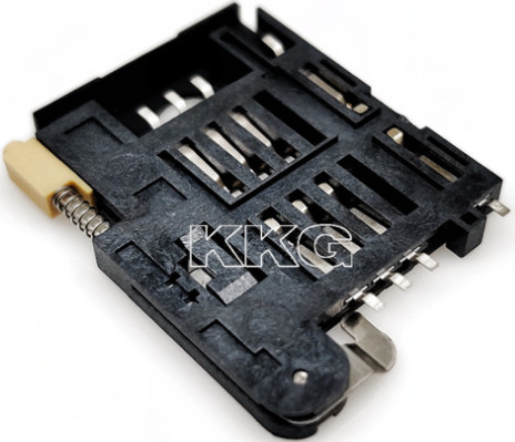 8 Pin Smart Card Connector With 5000 Cycles Lifespan