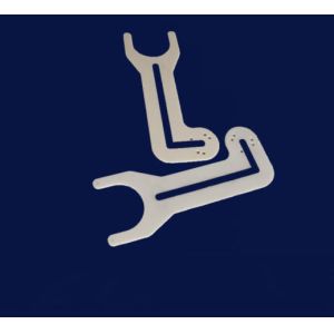 Высокотемпературная устойчивая керамическая плита глинозема руки Al2O3 для полупроводникового устройства