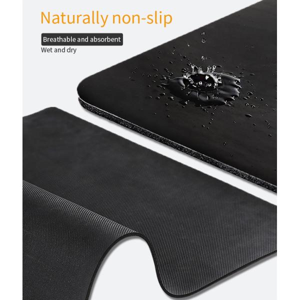 Golden Mandala With Position Line 5mm 68cm Wide PU Rubber Non Slip Yoga Mat For Pilates Fitness