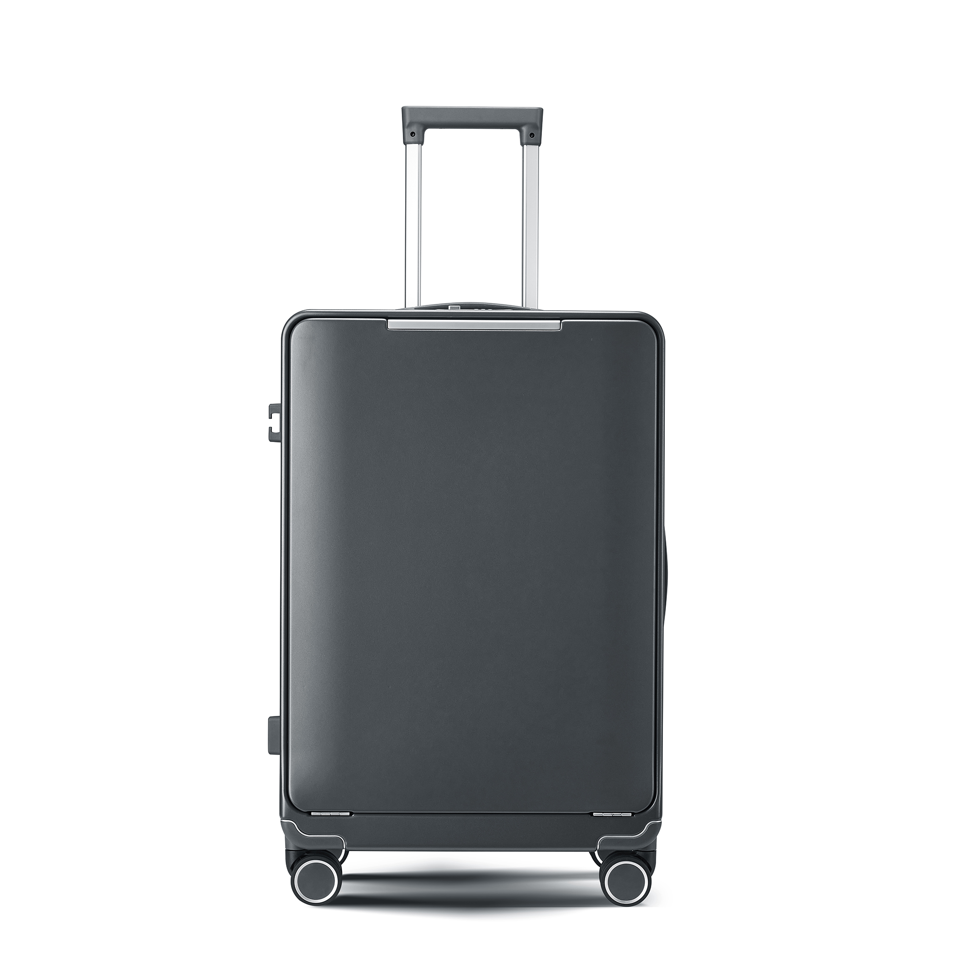 Computer Polycarbonate Abs Luggage Waterproof Front Opening Carry On Luggage