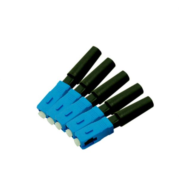 Factory direct blue green color SC/PC fiber optic fast connector