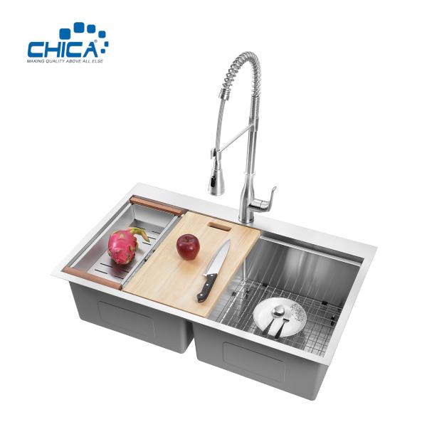 Kitchen Sink Material Handmade House Kitchen Sinks Double Bowl Kitchen Sinks Commercial Stainless Steel Sink