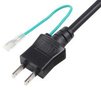 JET aprovação Japão cabo de alimentação, 125V PSE 2 pin Wire Terra AC cabo de alimentação