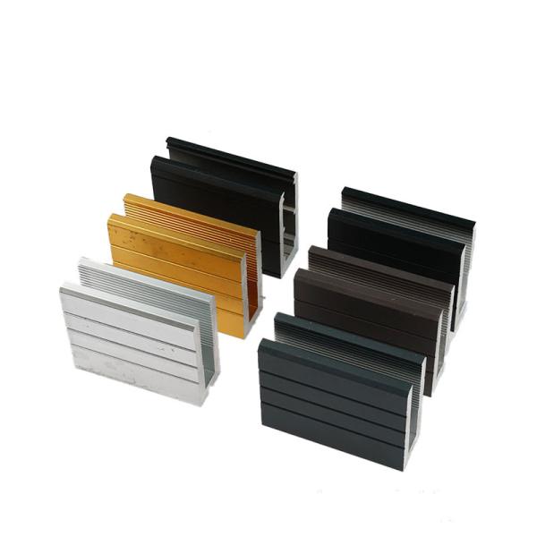 Metal Aluminium Handrail Profiles O H112 For Home Stair Balustrade