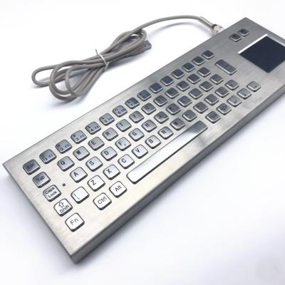 IP65 / IK07 Clavier PC industriel Clavier en acier inoxydable résistant aux explosions