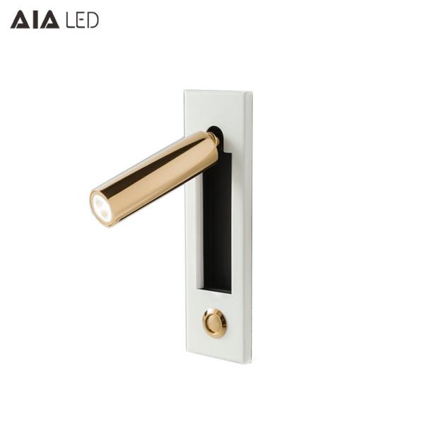 Nordic simple hotel custom room bedroom bed board wall light reading wall lamp bedside wall lamp embedded manufacturer