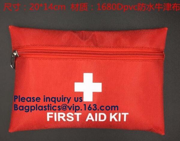 First Aid Bags, Kit Bag, Medical Storage Bag, Portable Pouch, Emergency Medicine, Handy Pills Pocket