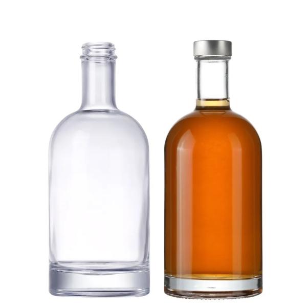 Glass Bottle for Vodka Spirit Whisky Gin Liquor 200ml 375ml 500ml 700ml 750ml Perfect