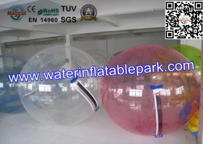 Colorful 0.9mm PVC Clear Sphereing Inflatable Water Walking Ball For Entertainment