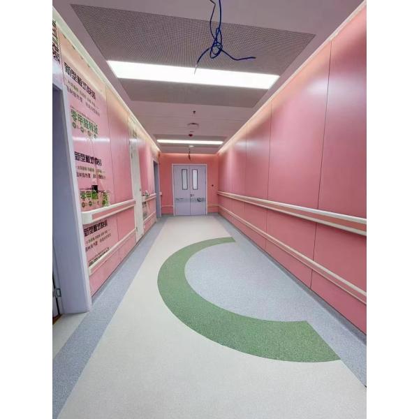 Main courante de couloir d'hôpital anti-écrasement, panneau de protection murale en alliage d'aluminium et PVC anti-collision