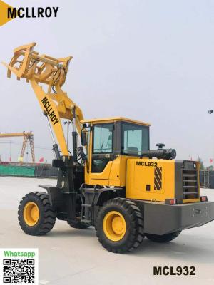 Quadro hidráulico rodado de Front-end Loader Compactar Articulado
