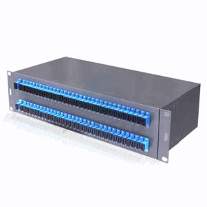 Chassi do divisor de uma fibra ótica de 19 polegadas 1U com o PLC do SC APC do