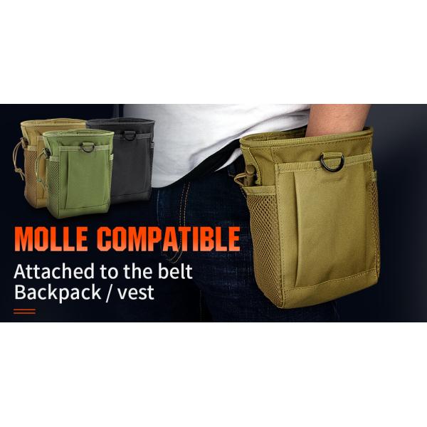 Outdoor Tactical Hunting Pouch, Dump Pouch Ammo Pouch Utility Belt Hip Waist Bag For Outdoor Supplies