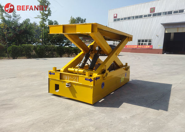 Steerable Trackless 30t Scissor тележка переноса подъема