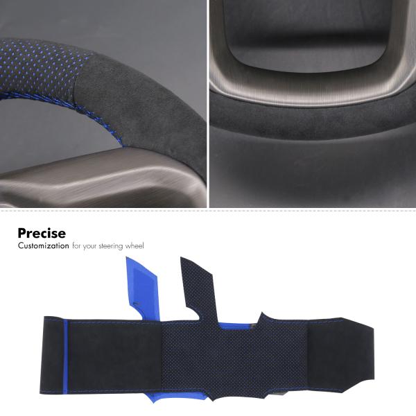 Customized High-quality Car Steering Wheel Cover  for GMC sierra sierra 1500 limited 2500 3500 Yukon 2019-2024