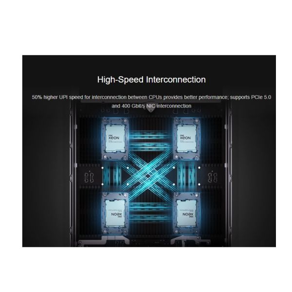 XFusion 2488H V7 2U Server | 4* Intel Xeon Scalable | 64 DDR5 DIMM | 25x 2.5 Hot-Swap | PCIe 5.0 & 400G | High-Density Computin