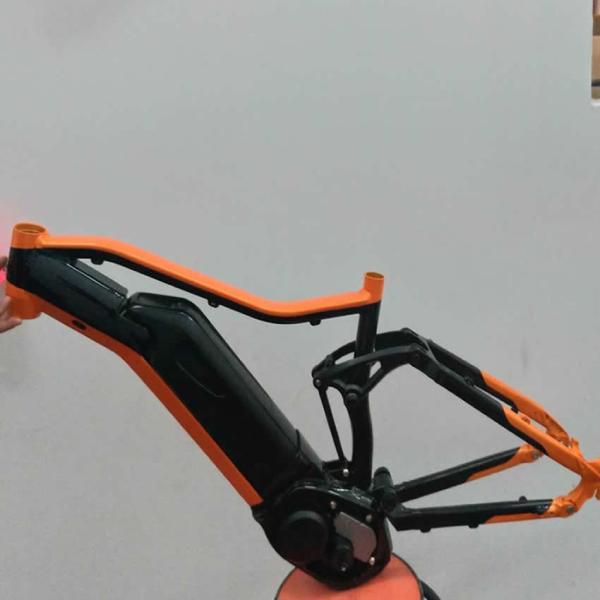 Electric Full Suspension Bicycle Frame