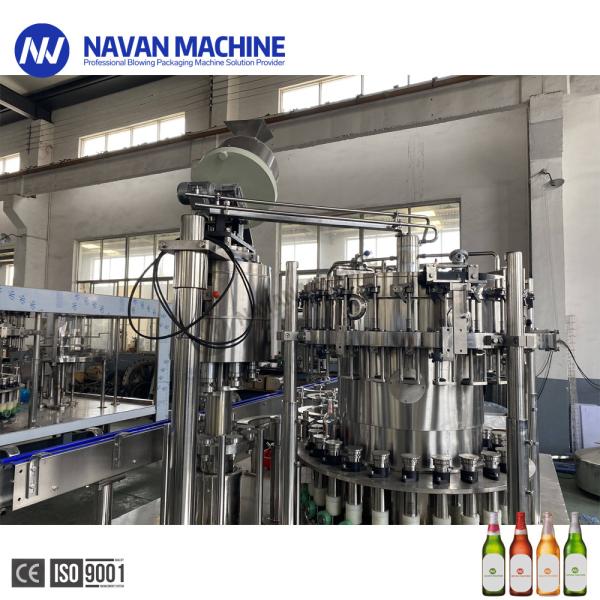 Aseptic Monoblock Beer Filling Machine Carbonated Drink Bottle Filler Machine