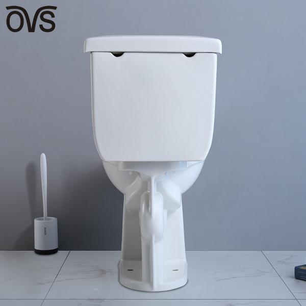 Porcelain Washdown Two Piece Toilet Bathroom Integrated Siphon Water Closet