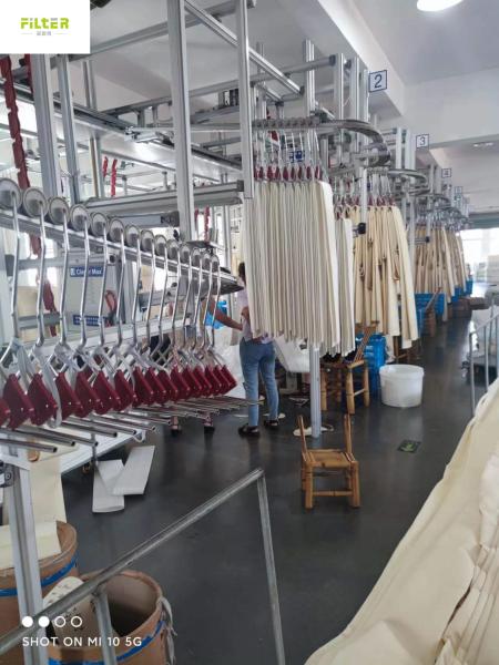 High Temperature Nomex Aramid Dust Filter Cloth Bag For Charcoal Dust