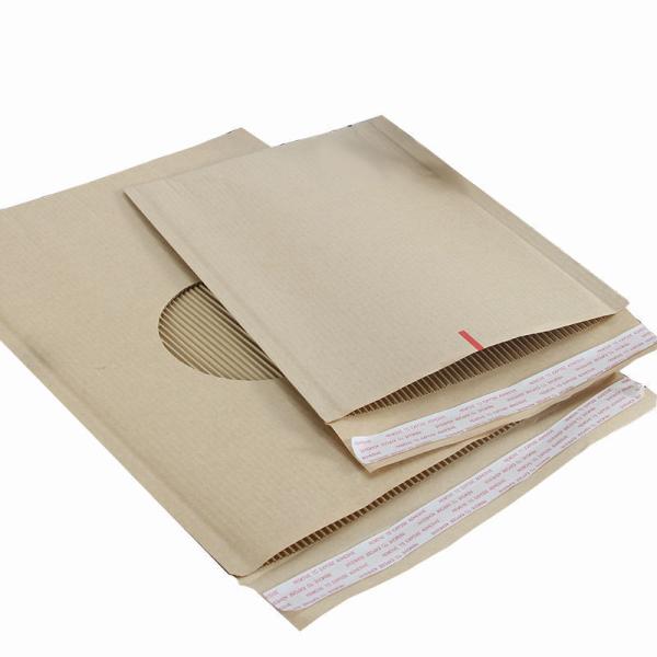 Corrugated Paper Padded Mailer Anti Static Kraft Padded Envelopes Tear Resistant