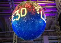 Exhibición llevada electrónica esférica P3mm de la pantalla LED LINSN del acontecimiento de la conferencia