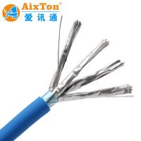 4 paires BC Utp Ftp Cat6A Cat7 LAN Ethernet Cat5E câble de patch cord câble UTP avec des matériaux d'isolation PE codés par couleur