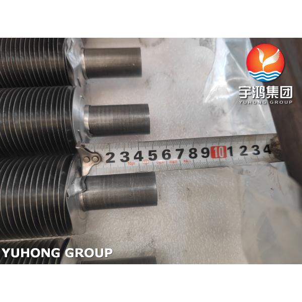 Tubo de aleta en espiral ASTM A179 Tubo sin costura tipo L Tubo con aleta para enfriador de aire
