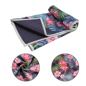 Microfiber Waffle Sublimation Printing Custom logo Magnetic Microfiber Golf Towel with Magnet Landing Pad Golf Towel Clip