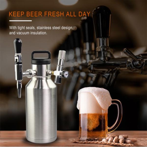 Двойная стена бутылка с водой нержавеющей стали 64 унций с крышкой пыхтения