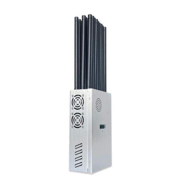 27 Antennas Portable Jammer Block Signal WiFi 6E Mobile Phones Worldwide GPS RF Signals