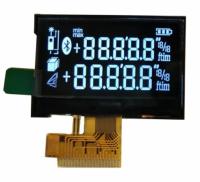 COG FPC VA LCD Segment Display White On Black SPI Interface For Rangefinder