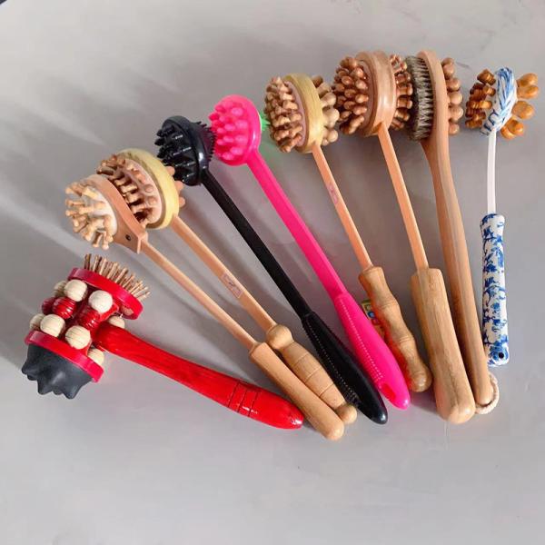 Body Massage Equipment Best Sellers Infrared Massage Hammer for Bamboo Health Wooden Back Shoulder And Neck Massage Stick