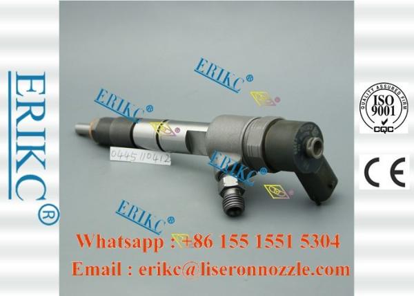 ERIKC 0 445 110 412 Heavy Truck Injections 0445110412 Bosch Fuel Pump Injector 0445 110 412 for JAC