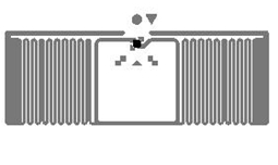 Алюминиевый UHF инлей ALN 9620 сухой инлей / влажный инлей