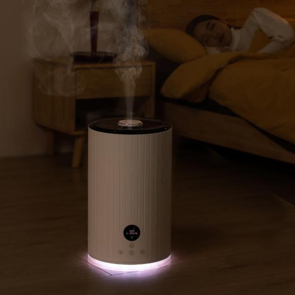 UV Sterilization Rotating Ultrasonic Air Humidifier 5L Large Capacity Warm Mist